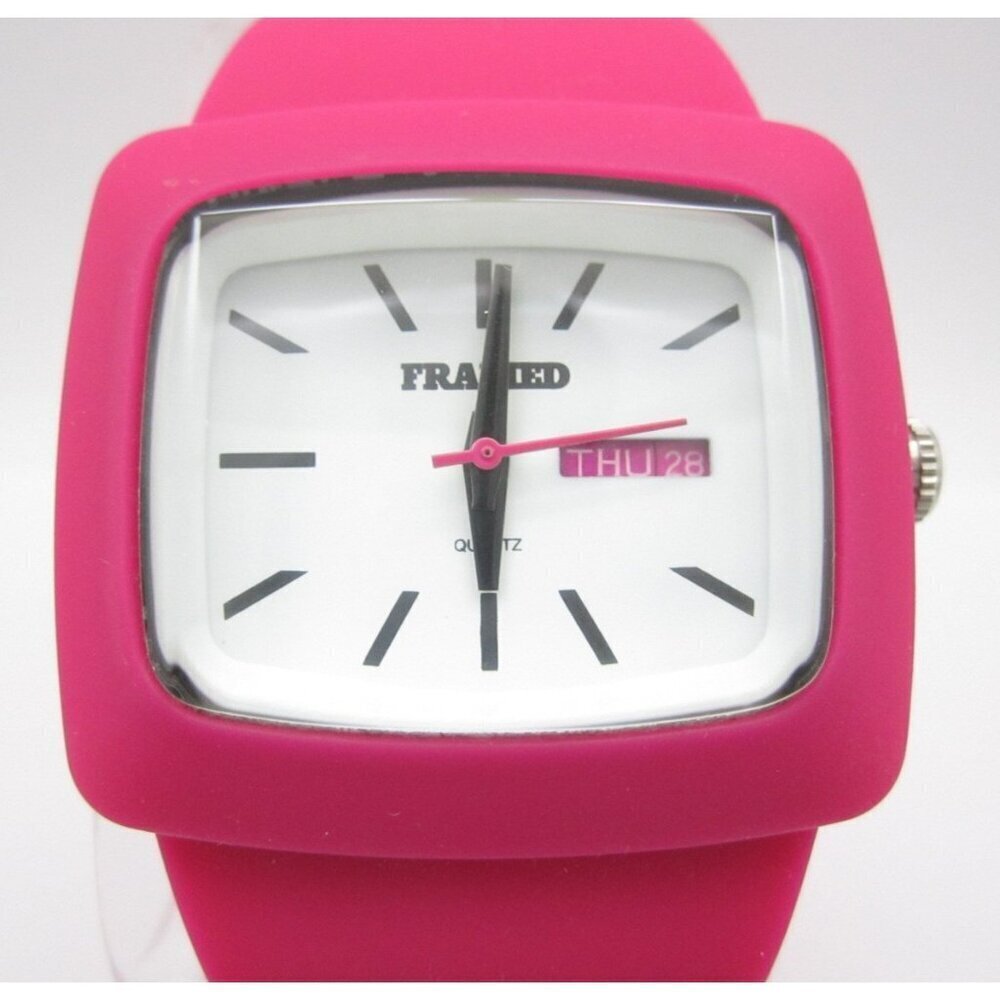Women Impact Framed Quartz 5ATM WR Analog 40mm Watch (H968) "New‎ Battery"